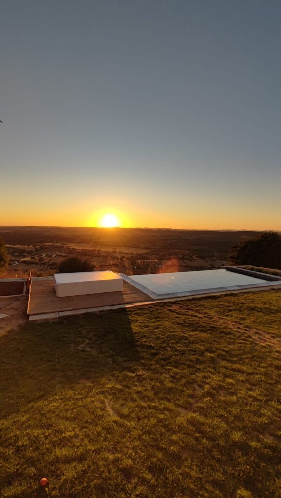 Pôr do sol na Casa Alquerque